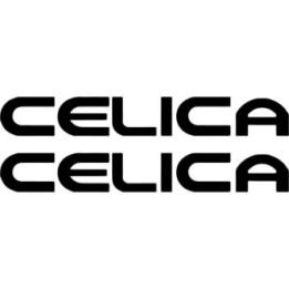 Toyota Celica Stickers – GT Four ST205 ZZT231 Sport Coupe Vinyl Decals (2-Pack)
