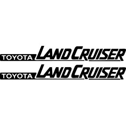 Toyota Land Cruiser Stickers - 70 200 300 Series Decals (2-Pack)