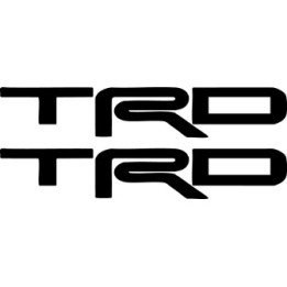 TRD Toyota Stickers – GR Yaris GR86 Supra Racing Decals (2-Pack)