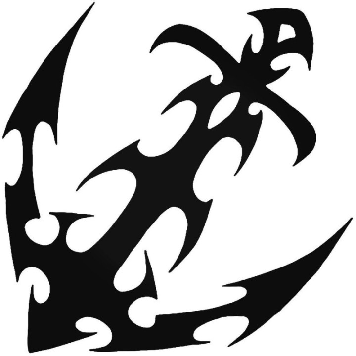 Buy Tribal Anchor Vinyl Decal Sticker Online
