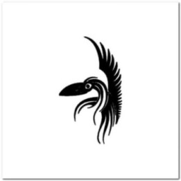 Buy Tribal Bird M Decal Sticker Online