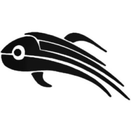 Tribal Fish Stickers – Polynesian Sea Life Decals (2-Pack)