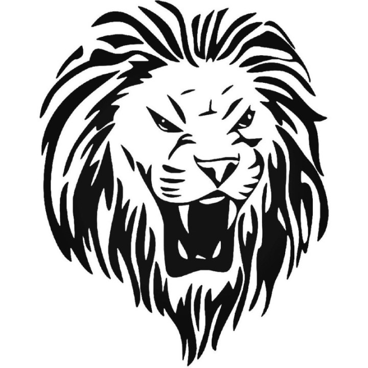 Buy Tribal Lion Safari Zoo Vinyl Decal Sticker Online