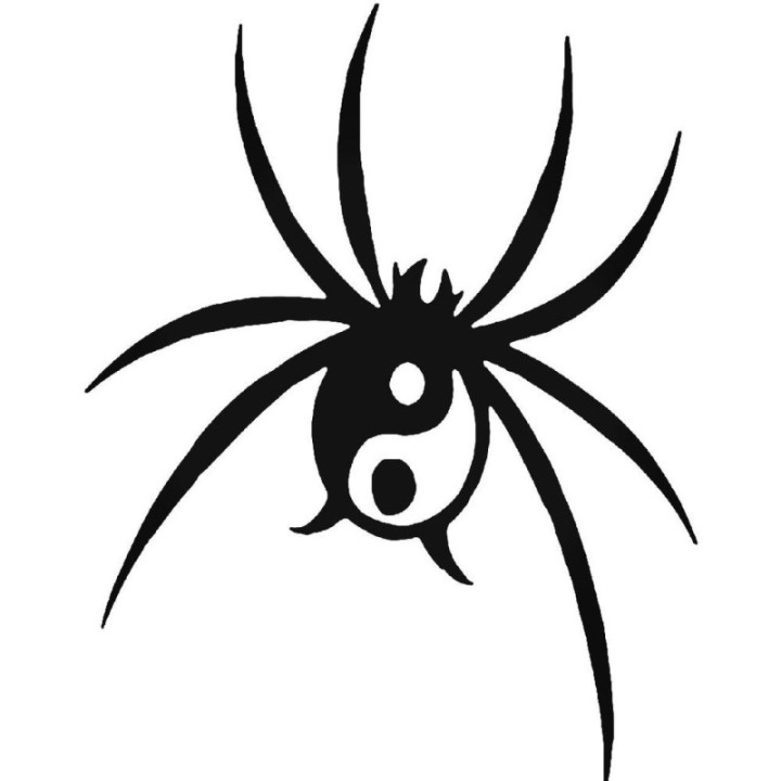 Buy Tribal Spider Arachnid 8 Vinyl Decal Sticker Online