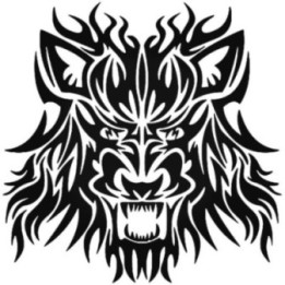 Buy Tribal Wolf 3 Vinyl Decal Sticker Online