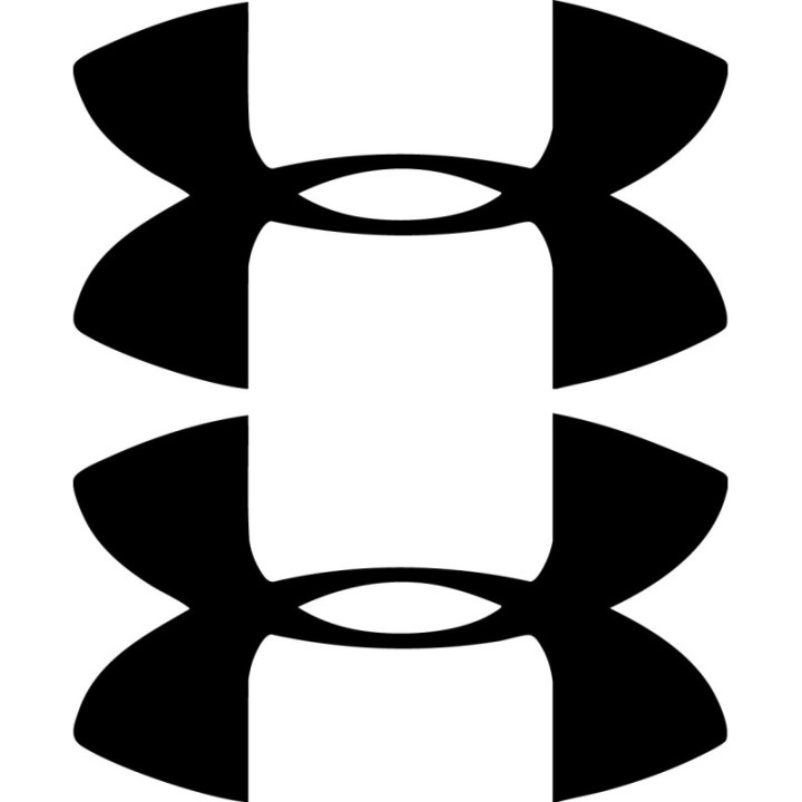 Under Armour Stickers – UA Gym Sport Decals (2-Pack)
