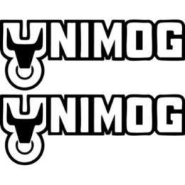 Unimog Stickers – Mercedes Off-Road Utility Truck Decals (2-Pack)