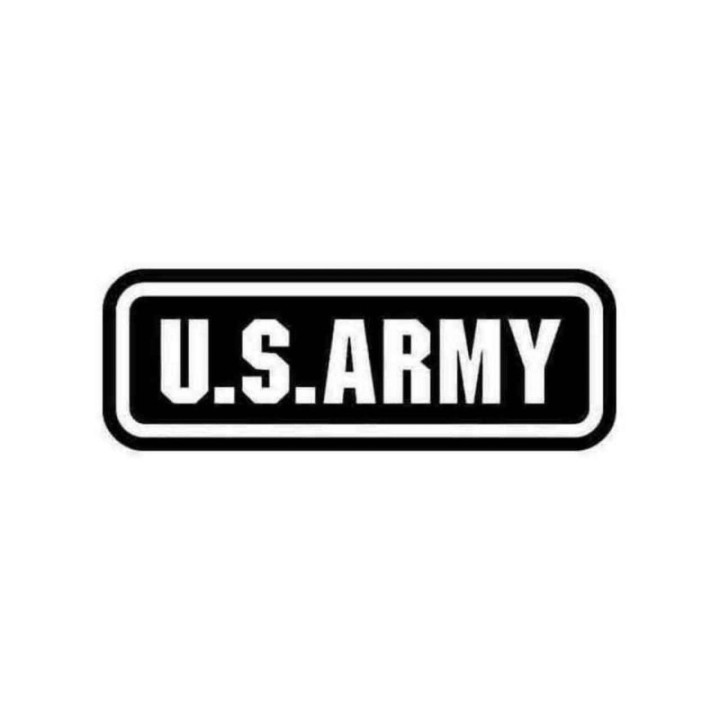 US Army Stickers – Military Veteran Pride Decals (2-Pack)
