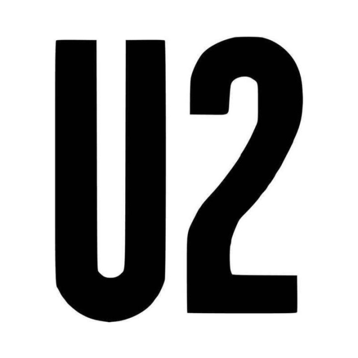 U2 Stickers – Joshua Tree Achtung Baby Decals (2-Pack)