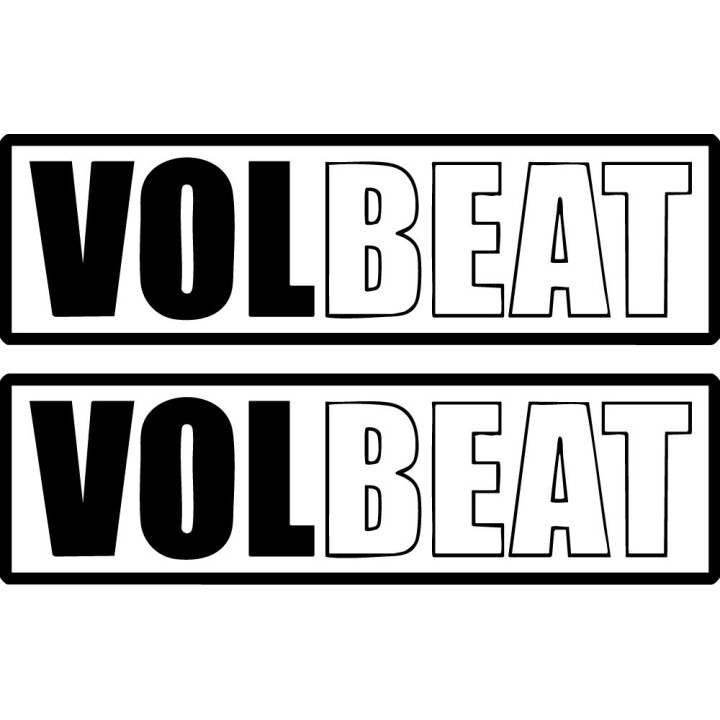 Volbeat Stickers – Rock Metal Band Decals (2-Pack)