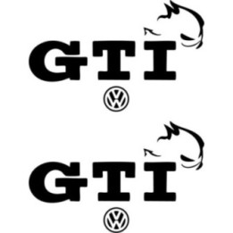 Volkswagen GTI Stickers – Golf Mk5 Mk7 Mk8 GTI Decals (2-Pack)