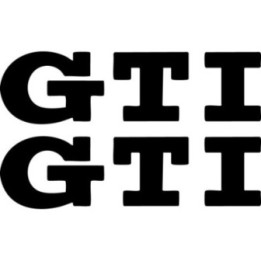 VW GTI Stickers – Golf Mk5 Mk6 Mk7 Mk8 GTD GTE Decals (2-Pack)