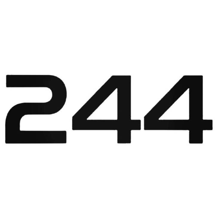 Buy Volvo 244 Decal Sticker Online