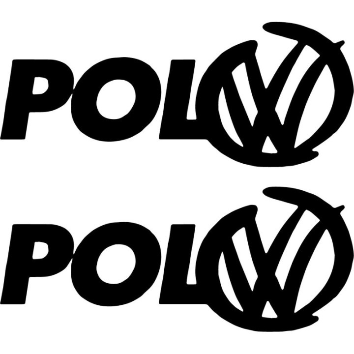 VW Polo Stickers – Mk6 GTI R-Line Hatchback Decals (2-Pack)