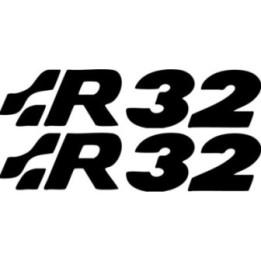 VW R32 Stickers – Golf Mk4 Mk5 VR6 AWD Performance Decals (2-Pack)
