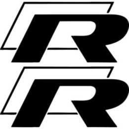 VW R Stickers – Golf R Polo R Scirocco R Decals (2-Pack)