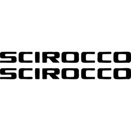VW Scirocco Stickers – Mk1 Mk2 Mk3 Sport Coupe Decals (2-Pack)