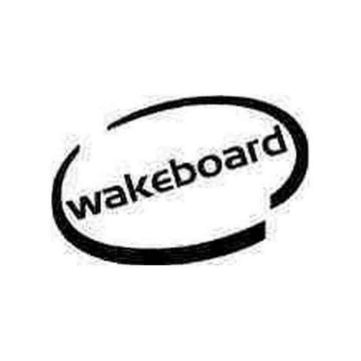 Buy Wakeboard Oval Decal Sticker Online