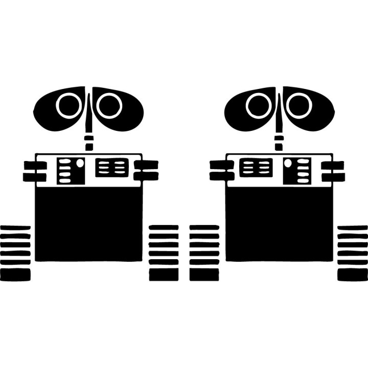WALL-E Stickers – Disney Pixar Robot Decals (2-Pack)
