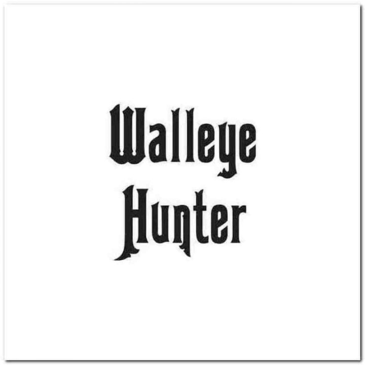 Buy Walleye Hunter Decal Sticker Online