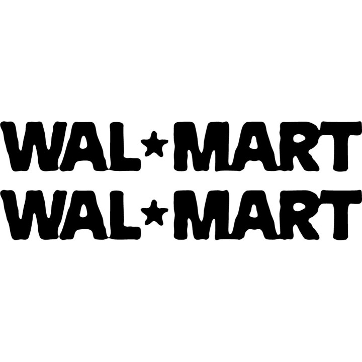 Buy Walmart Decal Sticker Online