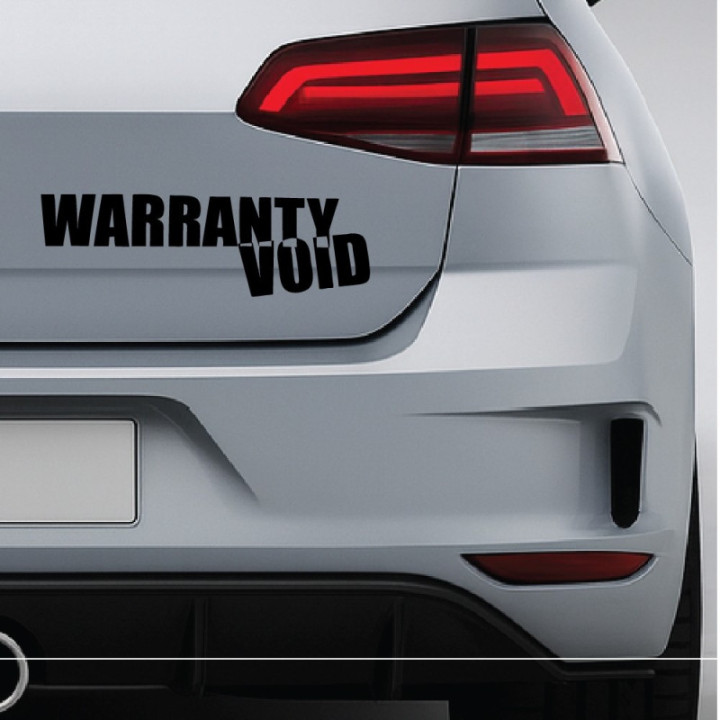 Buy Warranty Void Vinyl Decal Sticker Online