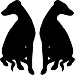 Buy Whippet Hound Dog 2 Vinyl Decal Sticker Online