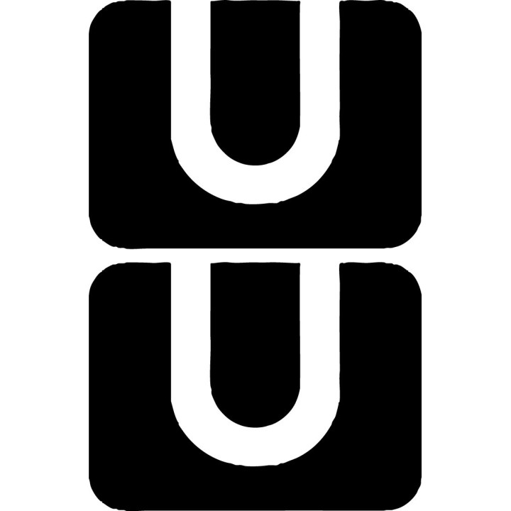 Uber Icon Stickers – Driver Car Rideshare Decals (2-Pack)