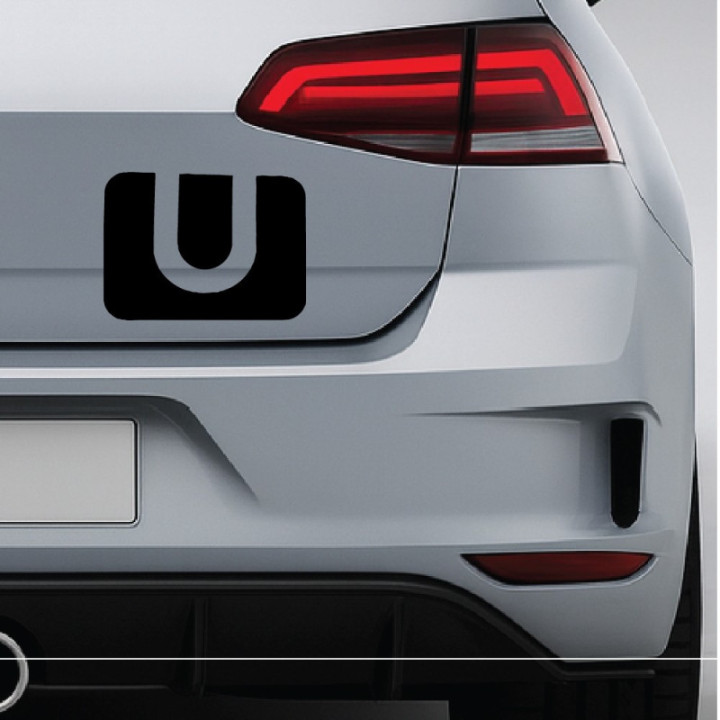 Uber Icon Stickers – Driver Car Rideshare Decals (2-Pack)
