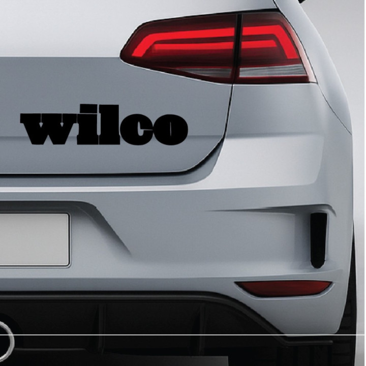 Wilco Stickers – Yankee Hotel Foxtrot Music Decals (2-Pack)