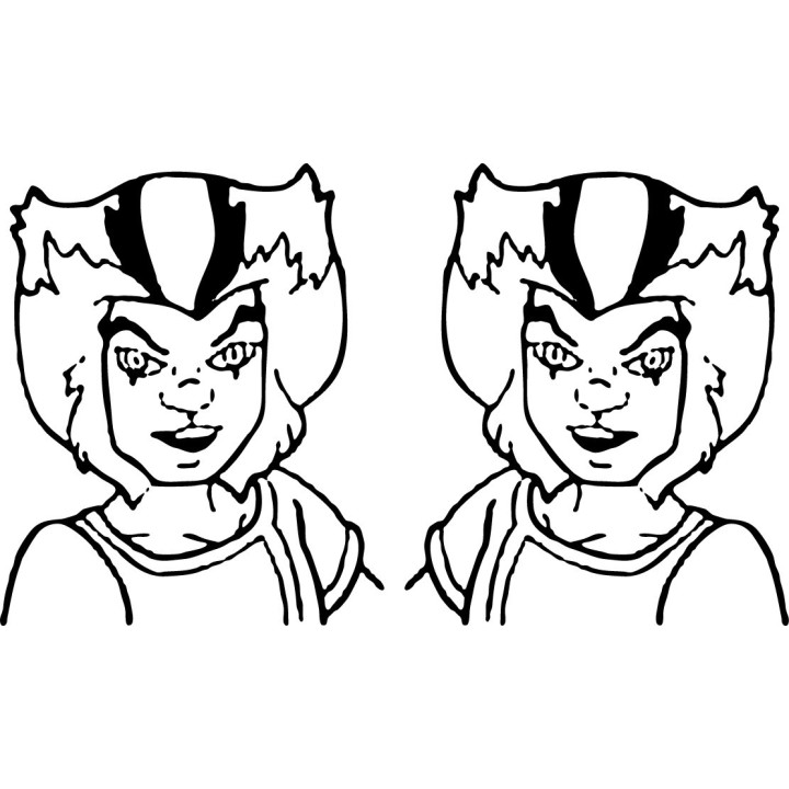 WilyKat ThunderCats Stickers – 80s Cartoon Decals (2-Pack)