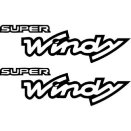 Super Windy Stickers – Car Body Decals (2-Pack)