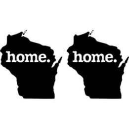 Buy Wisconsin Home State Hoo Vinyl Decal Sticker Online