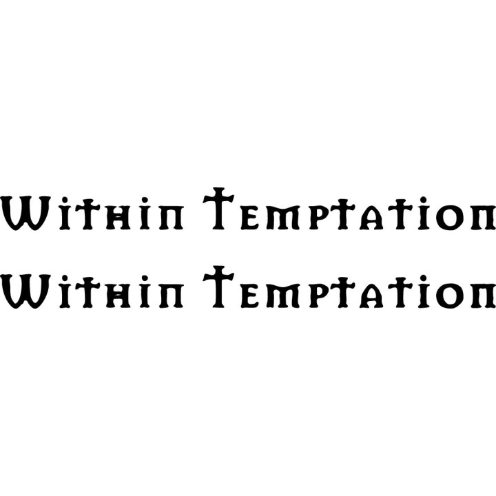 Within Temptation Stickers – Symphonic Metal Decals (2-Pack)