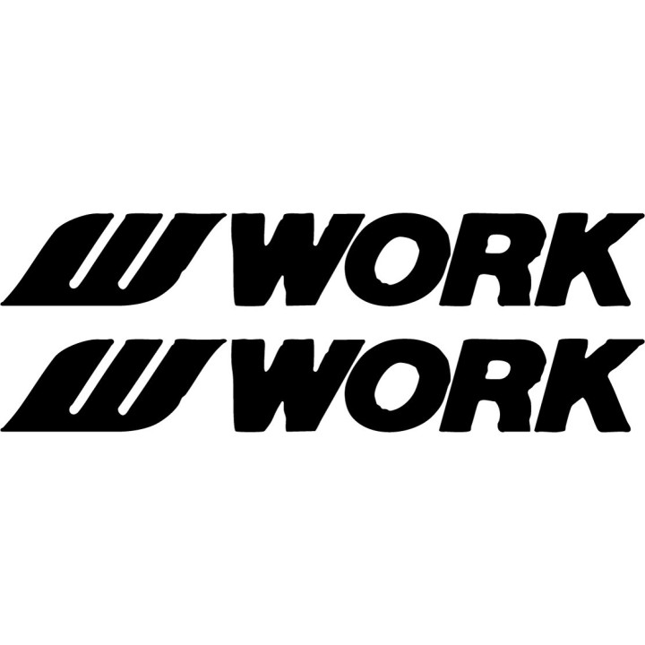 Buy Work Wheels Decal Sticker Online