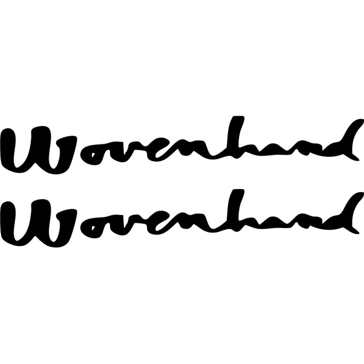Wovenhand Stickers – Folk Rock Americana Decals (2-Pack)