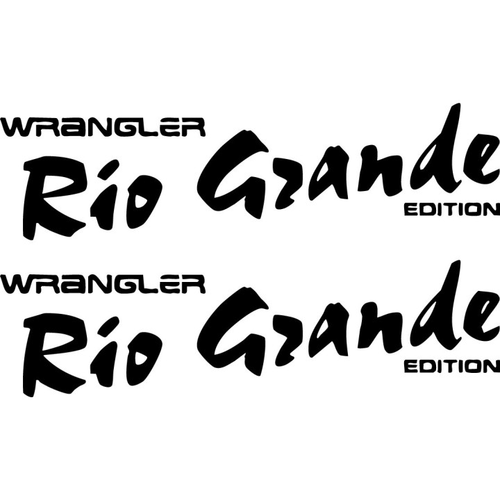 Buy Wrangler Rio Grande Edition Graphic Decal Sticker Online