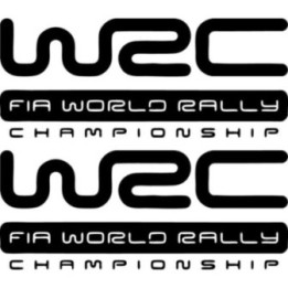 WRC Stickers – World Rally Championship Rally Car Decals (2-Pack)