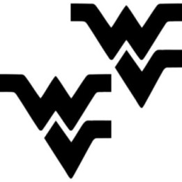 WVU West Virginia Mountaineers Stickers – Flying WV (2-Pack)