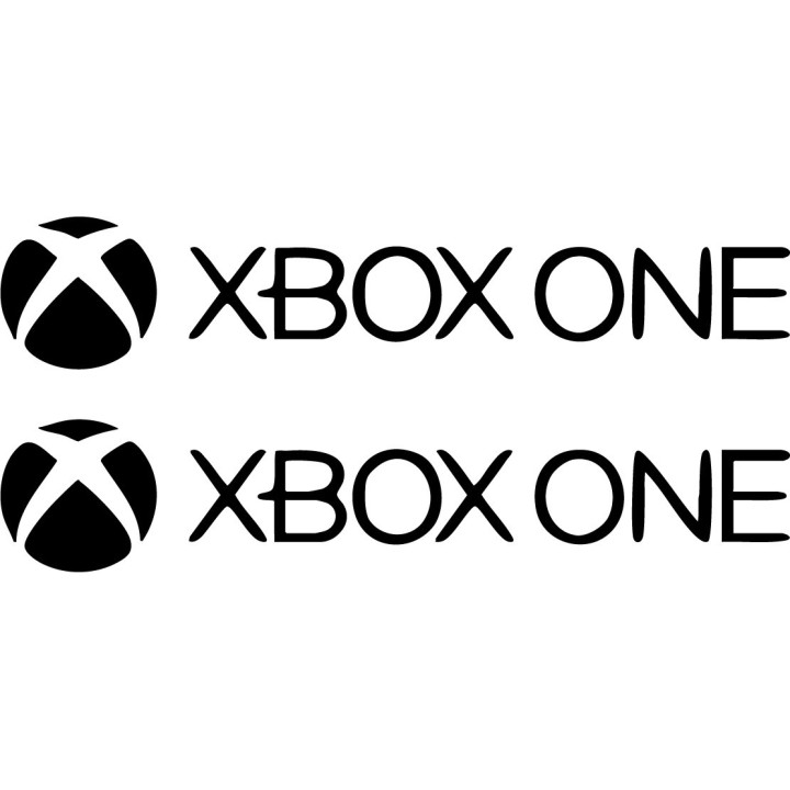 Xbox One Stickers – Gaming Console Decals (2-Pack)