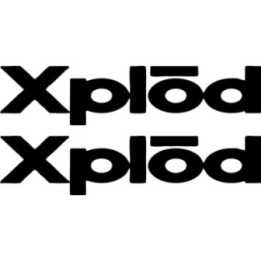 Buy Xplod Audio Logo Vinyl Decal Sticker Online