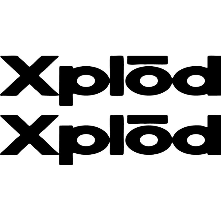Buy Xplod Audio Logo Vinyl Decal Sticker Online