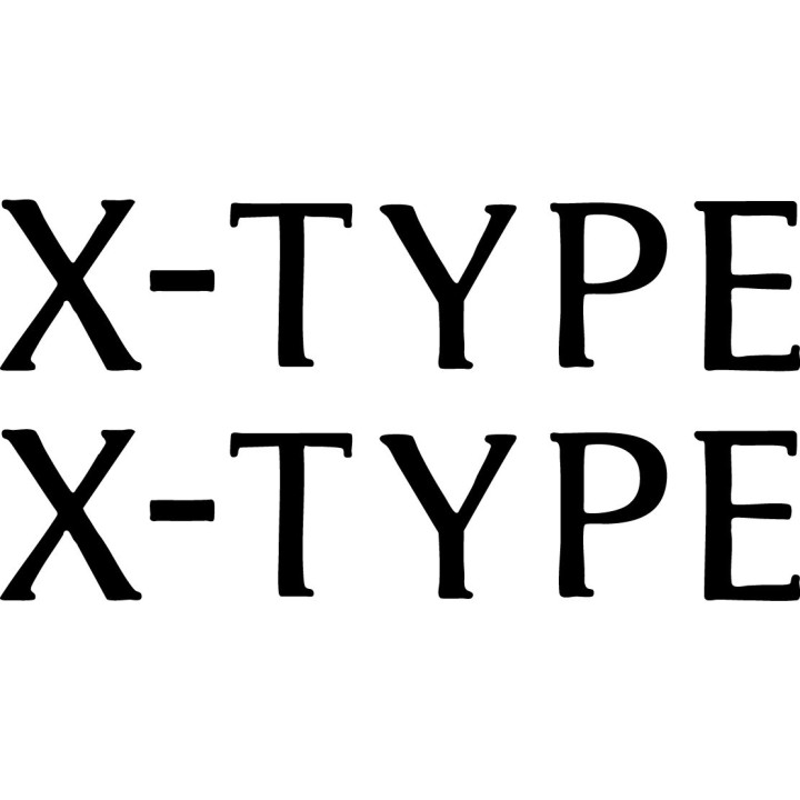 Buy X Type Decal Sticker Online