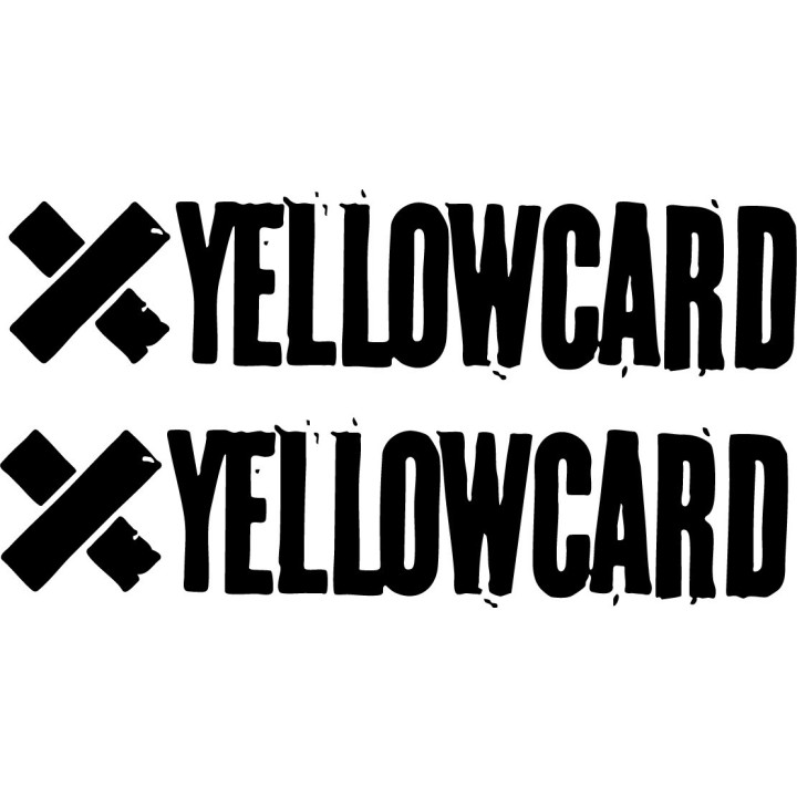 Yellowcard Stickers – Ocean Avenue Pop Punk Decals (2-Pack)