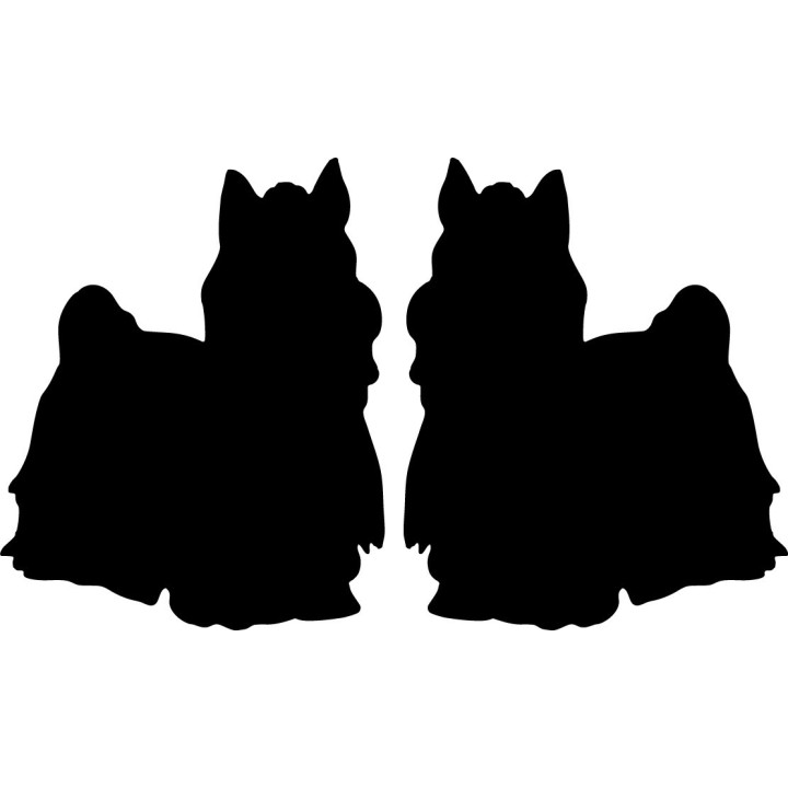 Buy Yorkshire Terrier Dog 2 Vinyl Decal Sticker Online