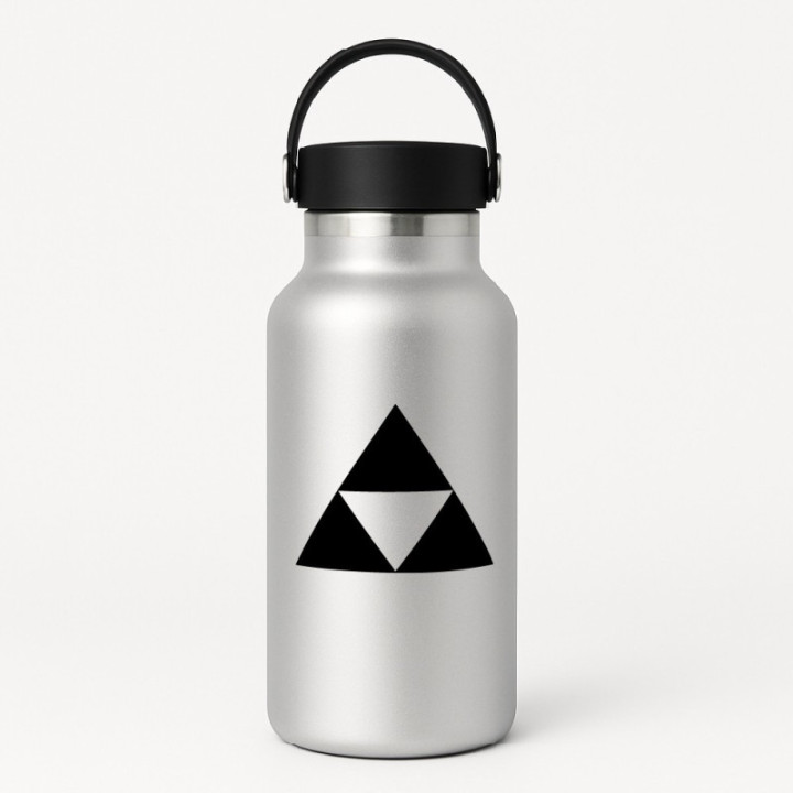 Zelda Triforce Stickers – Gaming Decals (2-Pack)