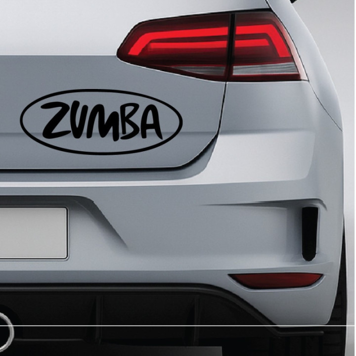 Zumba Stickers – Dance Fitness Instructor Decals (2-Pack)