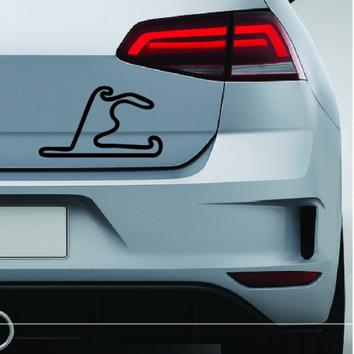 Buy SHANGHAI INTERNATIONAL CIRCUIT DECAL Online