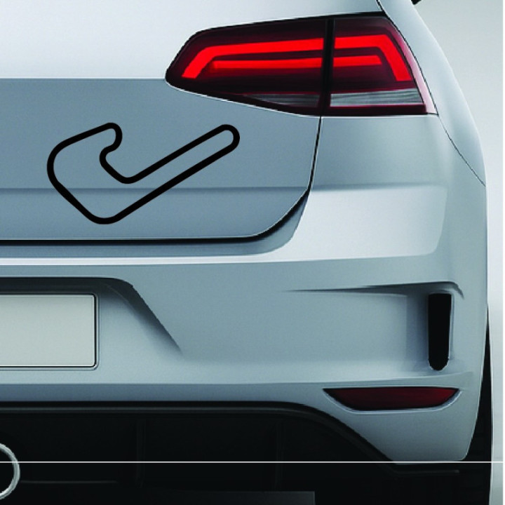 Buy QUEENSLAND RACEWAY CLUBMAN CIRCUIT DECAL Online