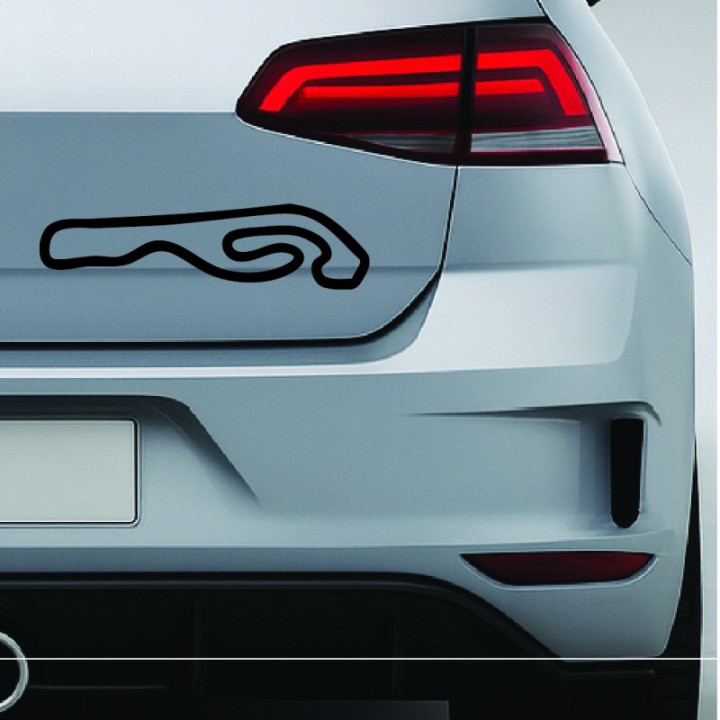 Anneau du Rhin Circuit Stickers – Track Decals (2-Pack)